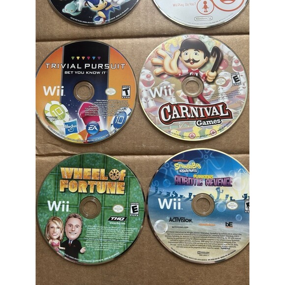 Nintendo Wii Video Game Lot Of 6 Sonic Colors, Spongebob + More DISCS ONLY - Picture 3 of 8